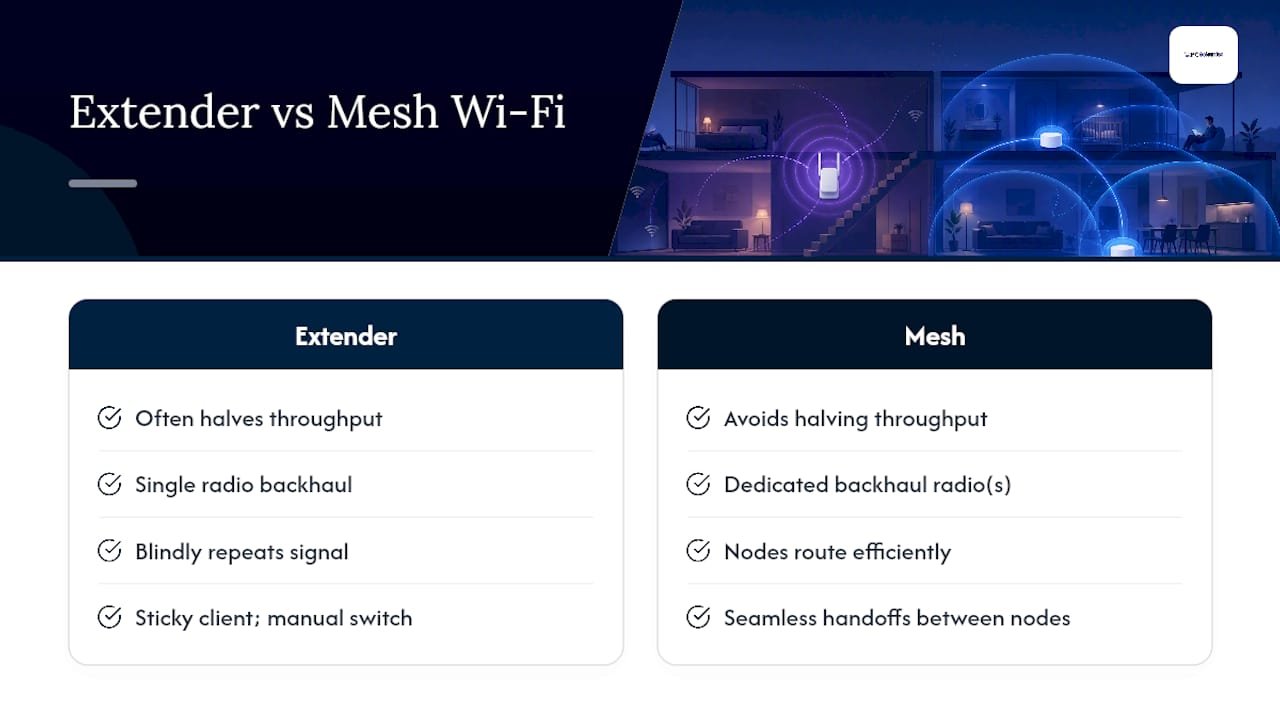 Speed, reliability and roaming: what really changes - overview diagram