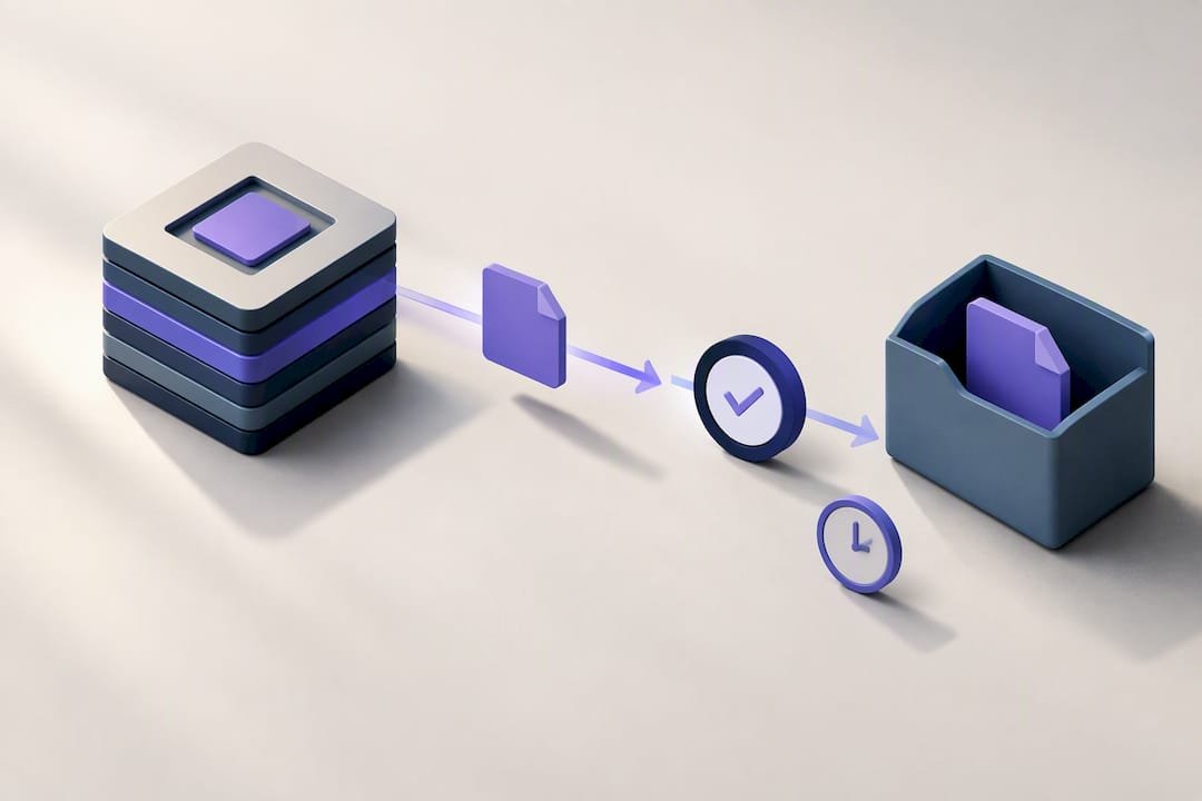 Illustration of testing a backup restore