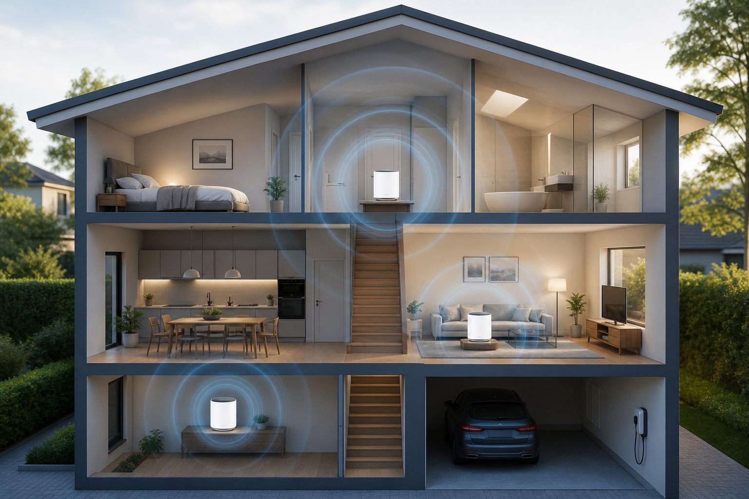 Mesh Wi-Fi and network setup
