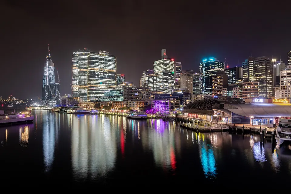 King Street Wharf at Darling Harbour, Sydney, New South Wales, AustraliaDarling 